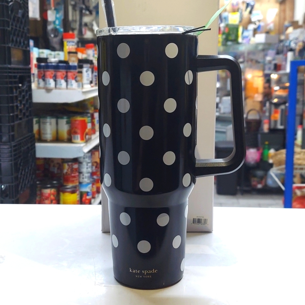kate spade New York 40 oz Tumbler Picture Dot